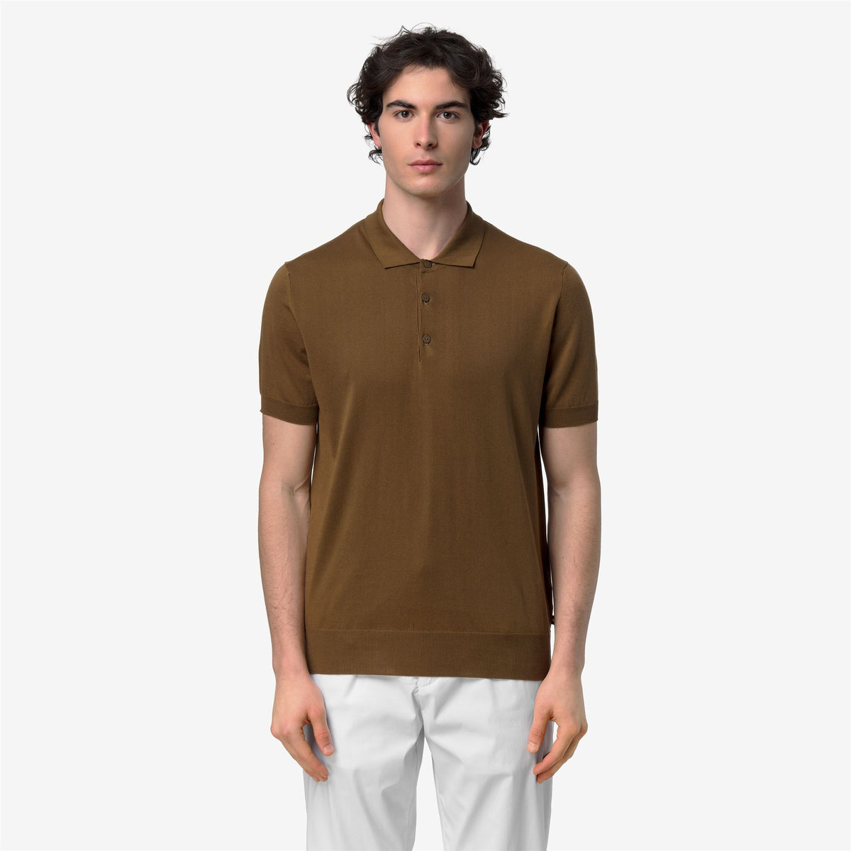 Knitwear_Man_PLEYNE_Polo_Browm - Commercial 4