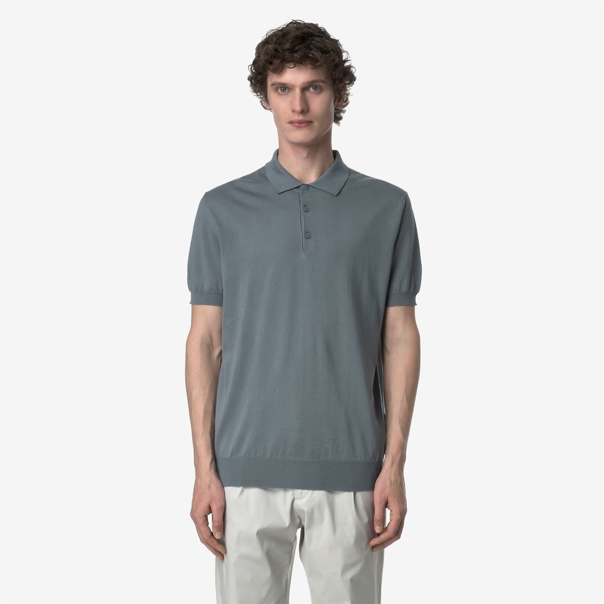 Knitwear_MAN_PLEYNE_Polo_Grey Sage - Commercial 4