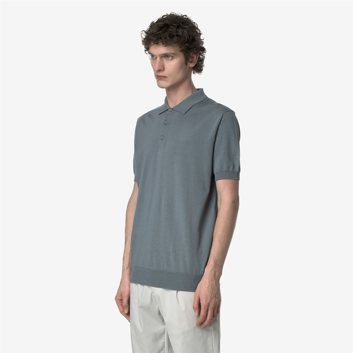 Knitwear_MAN_PLEYNE_Polo_Grey Sage - Commercial 5