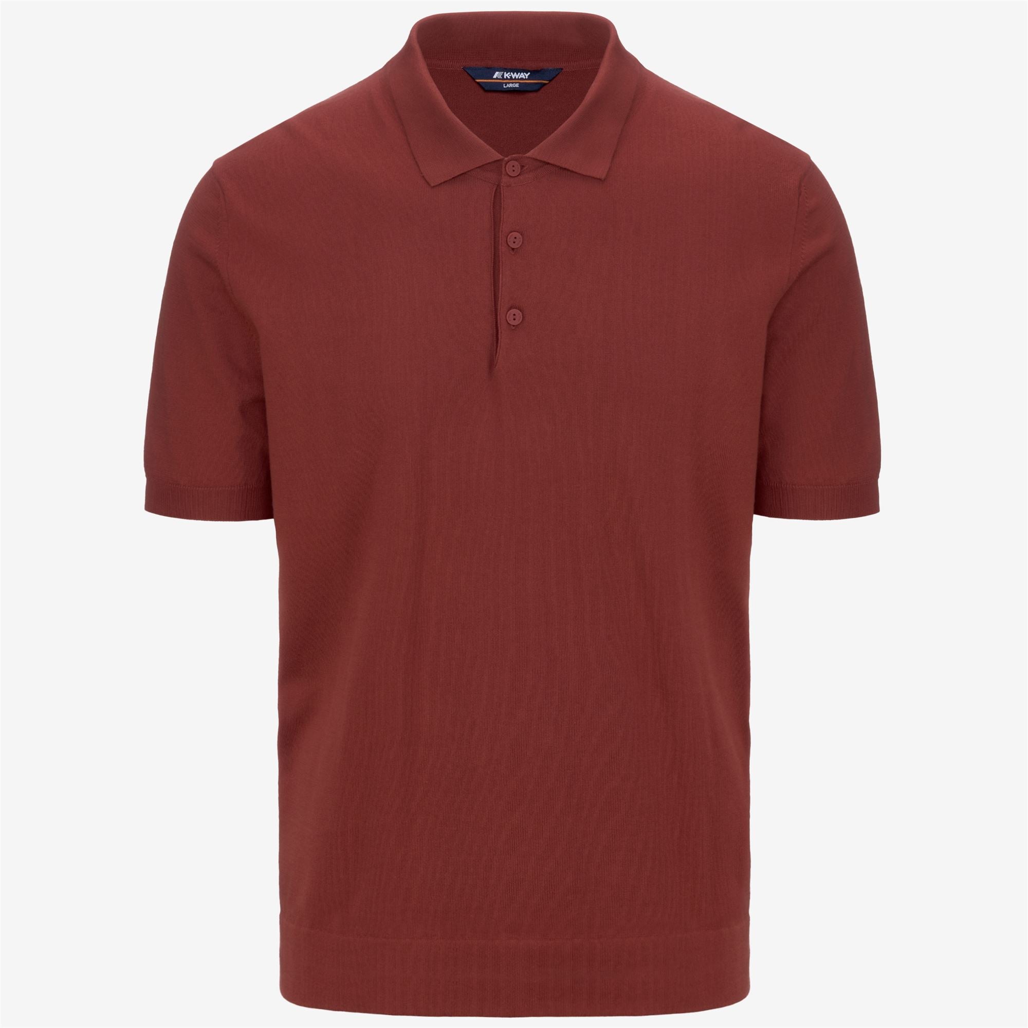 Knitwear_MAN_PLEYNE_Polo_Brown Fiery - Commercial 1