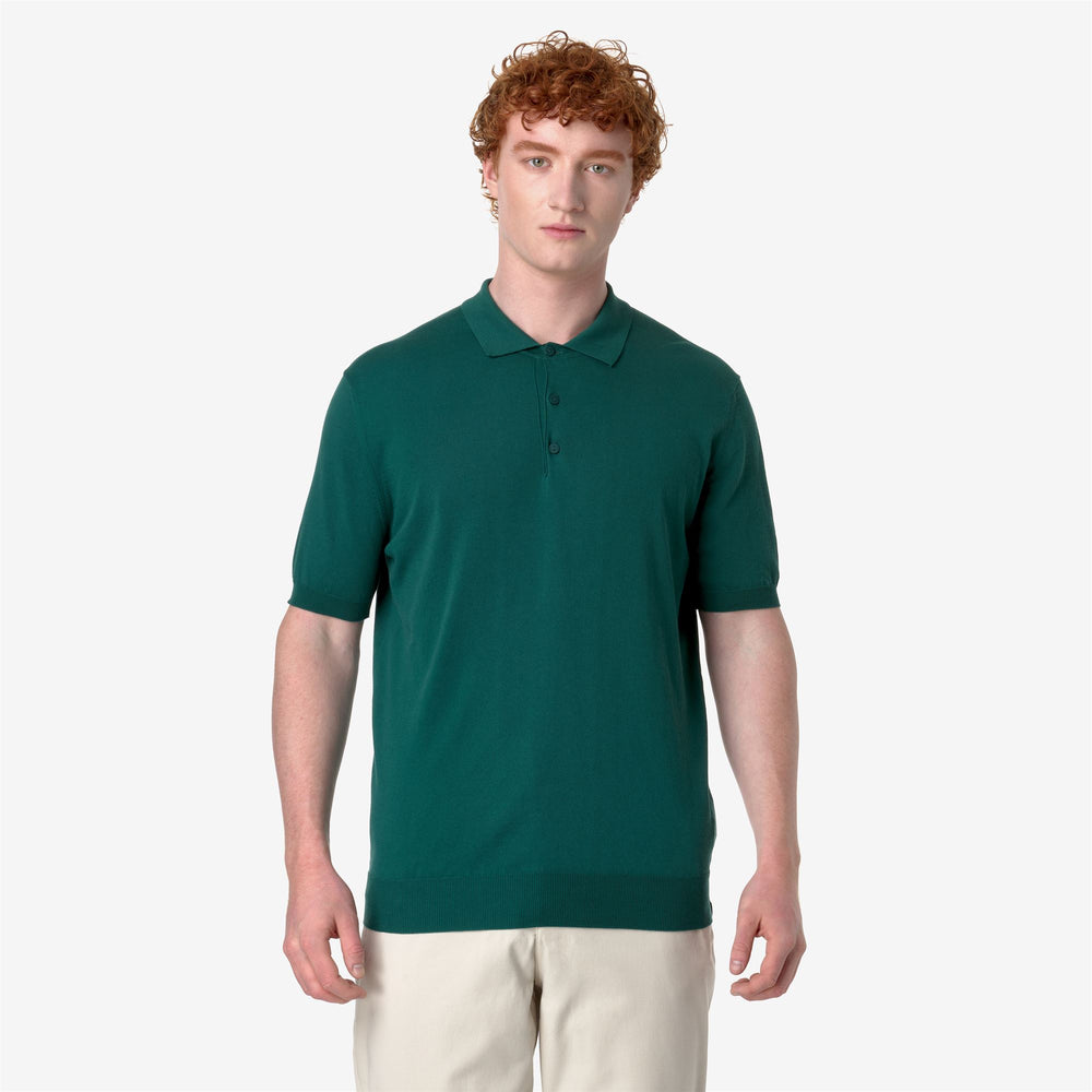 Green Men's Classic Cotton Polo Shirt for City Wear 02