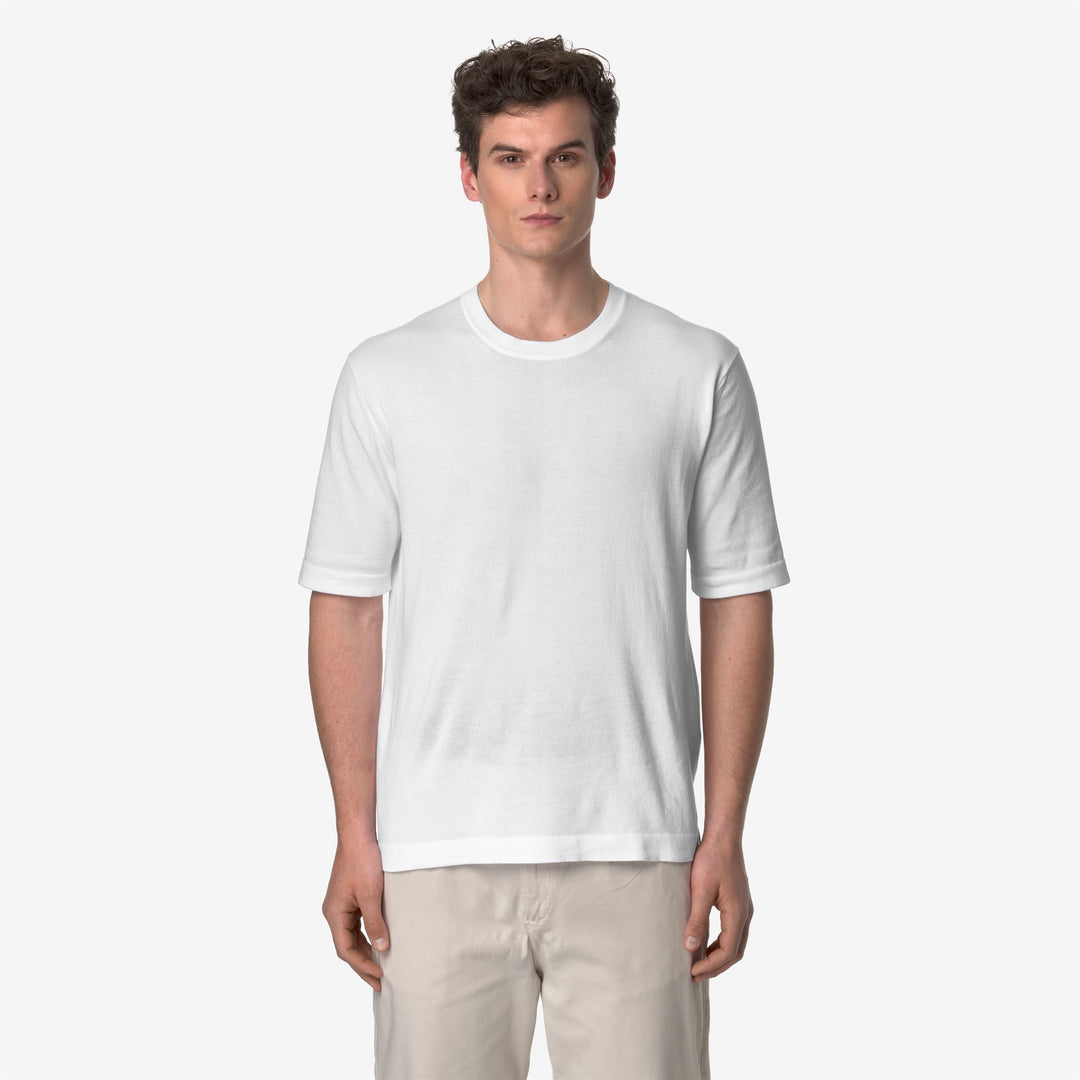 Pullover in Cotone Grigio Bianco Uomo per Uso Cittadino main