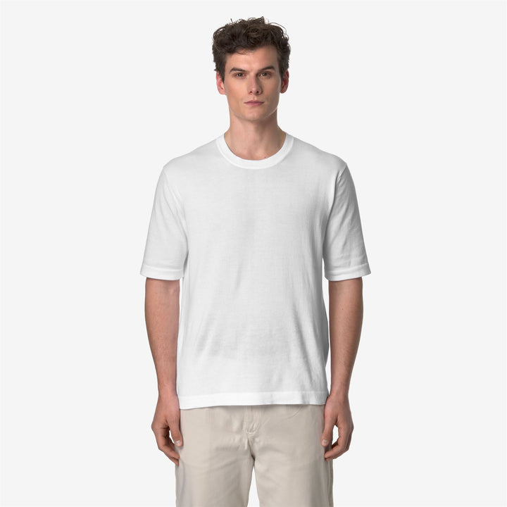 Grey White Men's Cotton Knit Pullover for City Wear 3