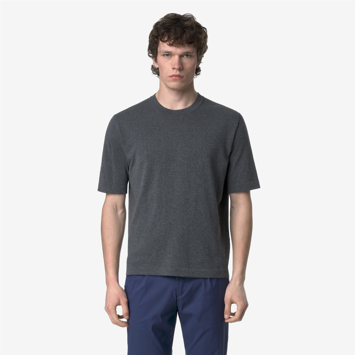Knitwear_MAN_COMBE_Pull Over_Grey Md Mel - Grey Md Steel - Commercial 4
