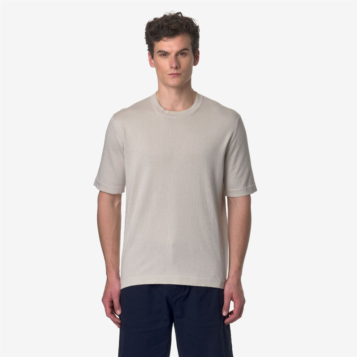 Knitwear_MAN_COMBE_Pull Over_BEIGE LT - Commercial 4