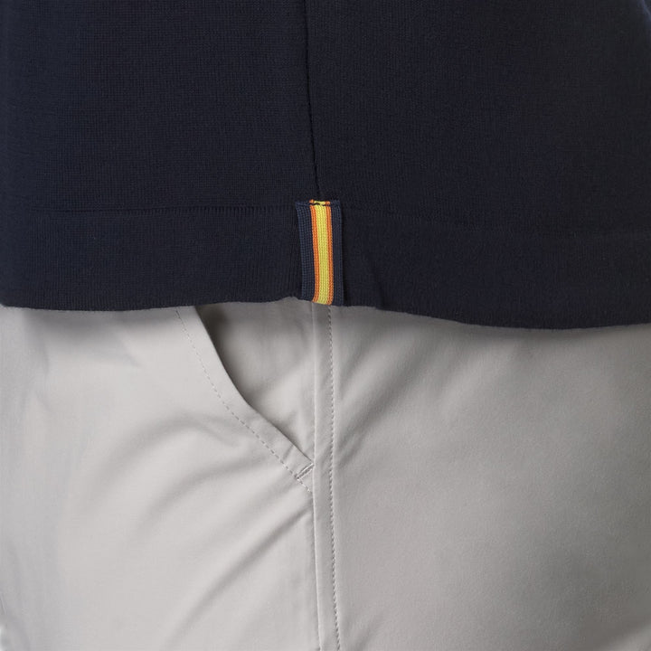 Maglione Girocollo in Cotone Blu Uomo per Uso Urbano 2