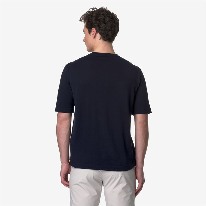 Maglione Girocollo in Cotone Blu Uomo per Uso Urbano 5