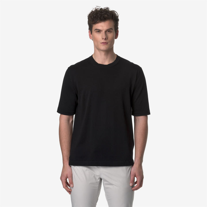 Pullover in Cotone Nero Grigio Uomo Collo Giro per Uso Cittadino 3