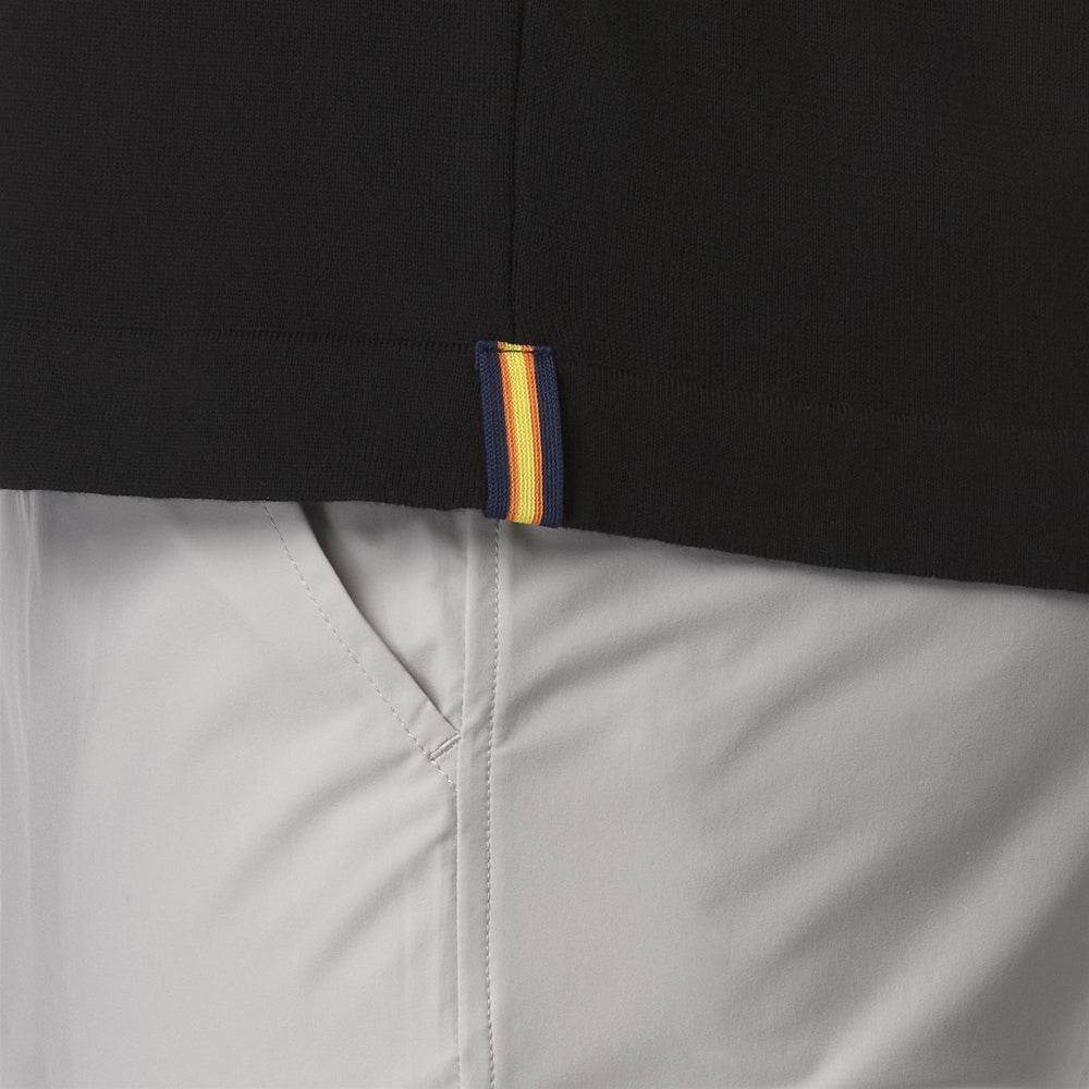 Pullover in Cotone Nero Grigio Uomo Collo Giro per Uso Cittadino 02