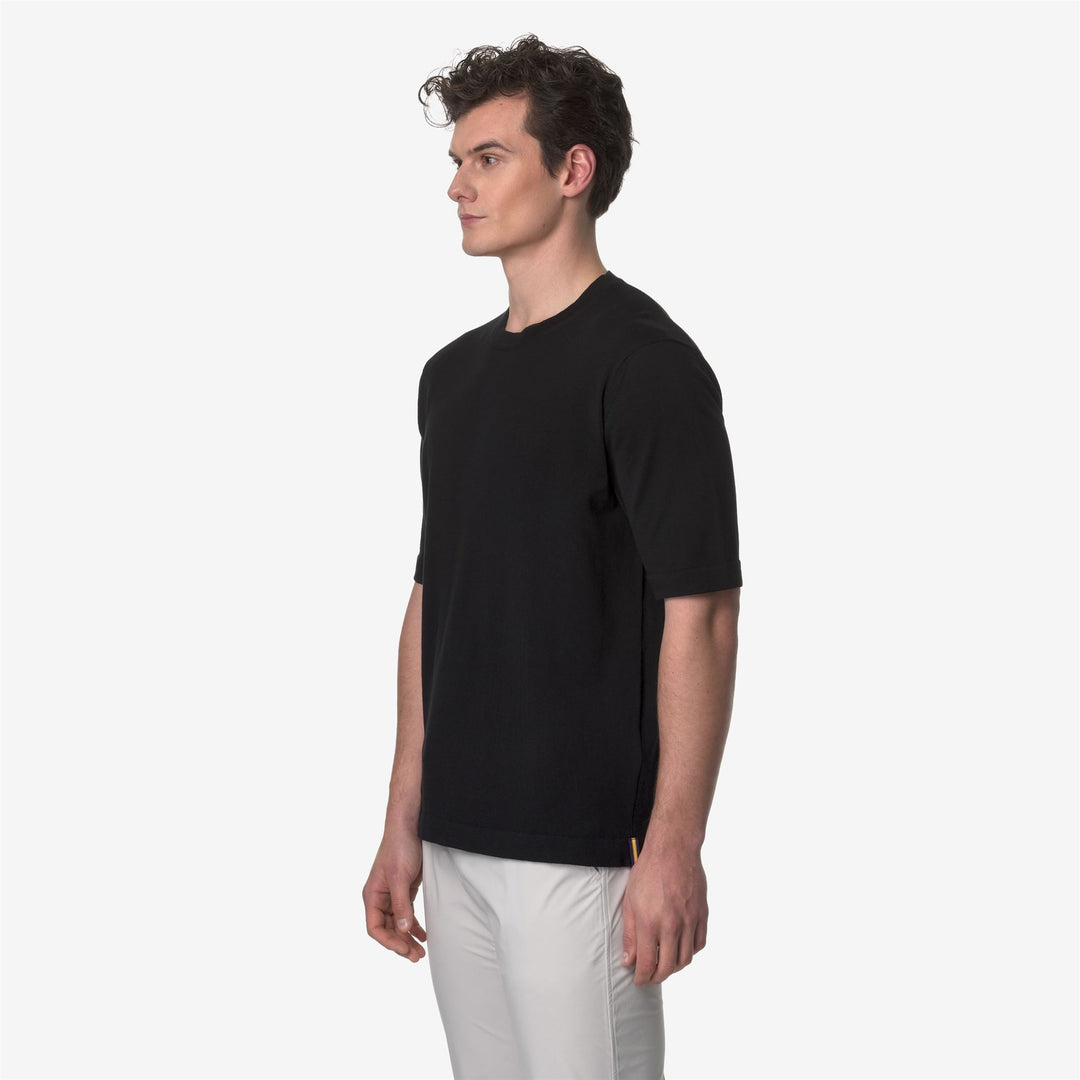 Pullover in Cotone Nero Grigio Uomo Collo Giro per Uso Cittadino main