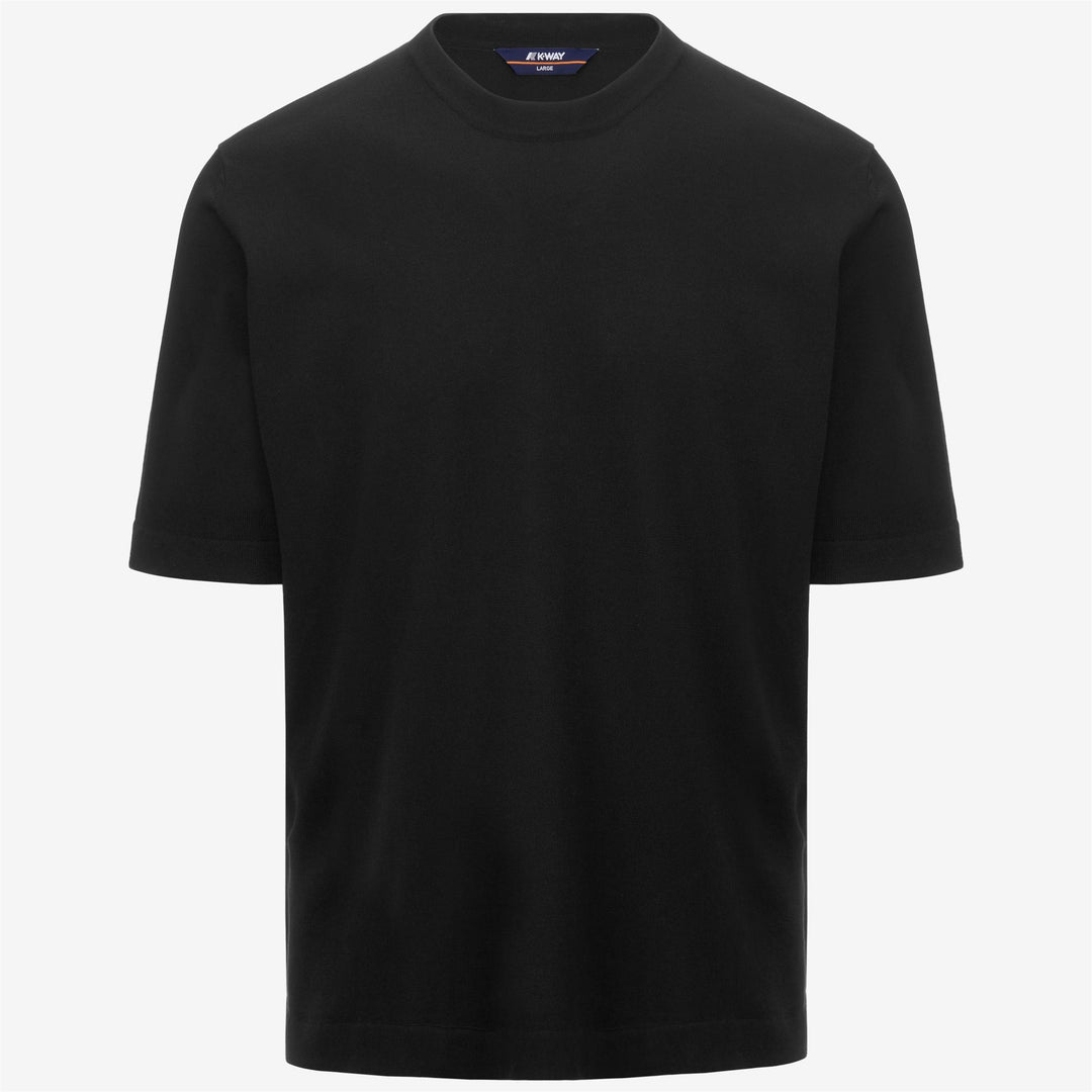 Pullover in Cotone Nero Grigio Uomo Collo Giro per Uso Cittadino 01