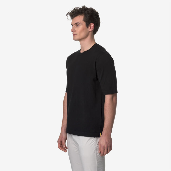 Suéter de algodón negro y gris para hombre, cuello redondo, urbano 4