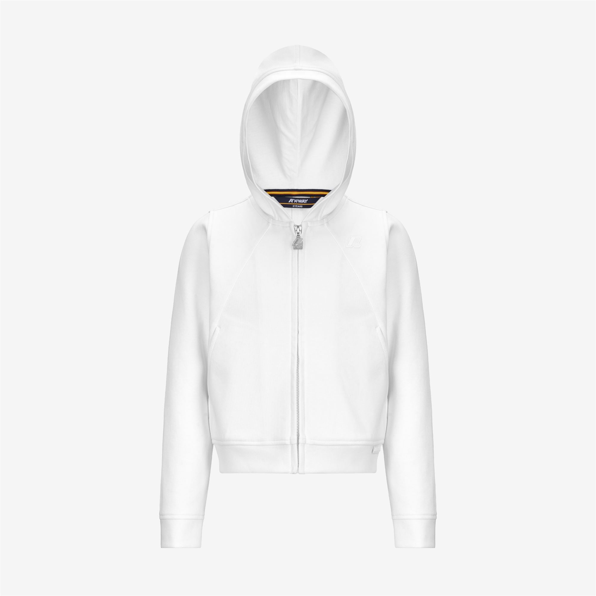 Fleece_GIRL_P. RENA INTERLOCK_Jacket_White - Commercial 1
