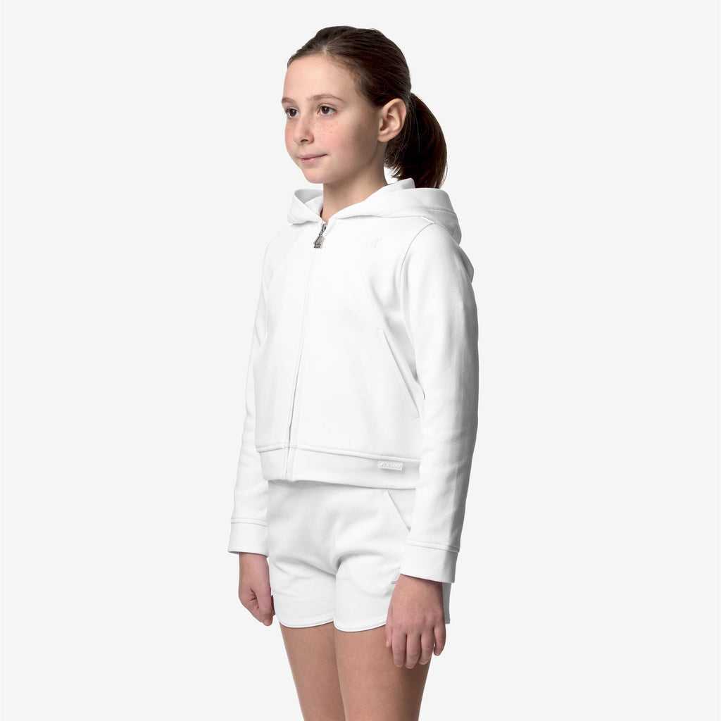 Fleece_GIRL_P. RENA INTERLOCK_Jacket_White - Commercial 5