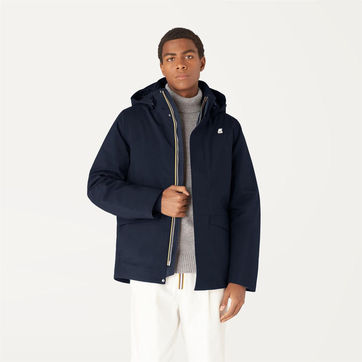 Jackets_Man_JACKEL BONDED PADDED_Short_Blue Depth - Commercial 4