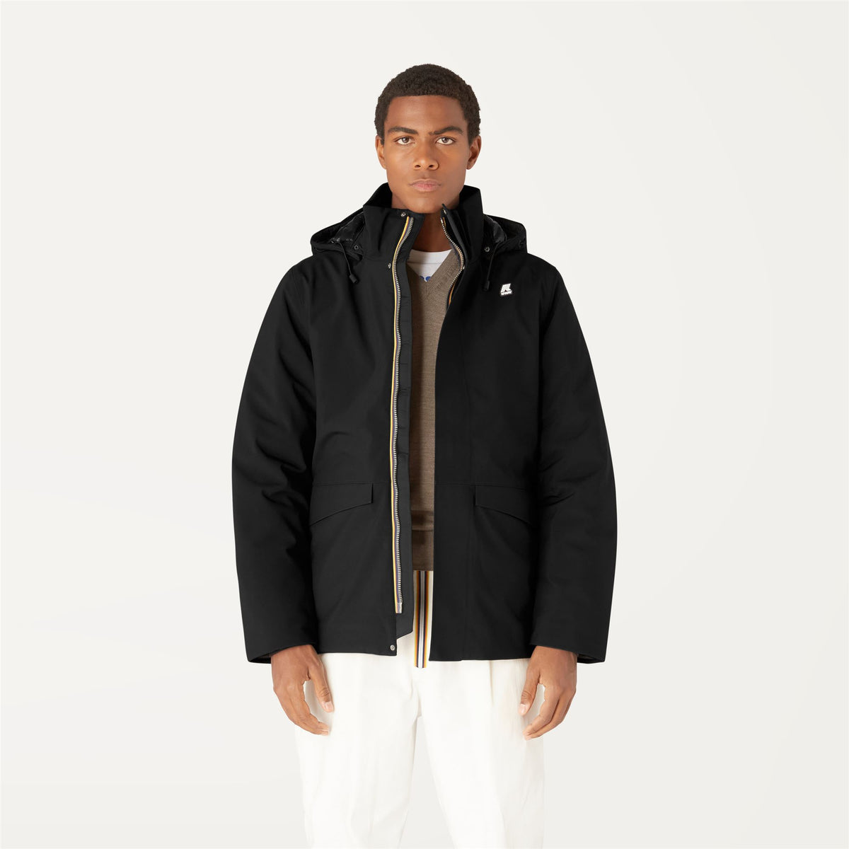 Jackets_Man_JACKEL BONDED PADDED_Short_Black Pure - Commercial 4