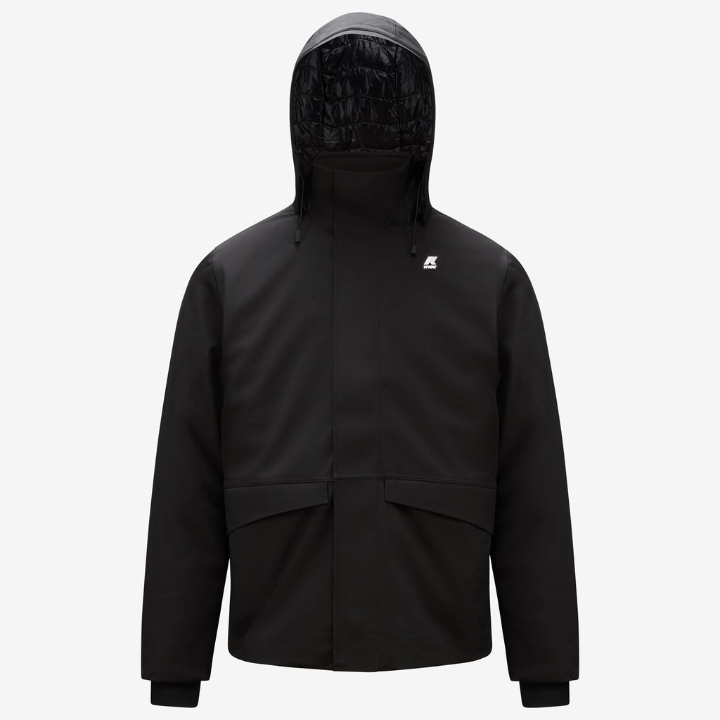 Jackets_Man_JACKEL BONDED PADDED_Short_Black Pure - Commercial 1