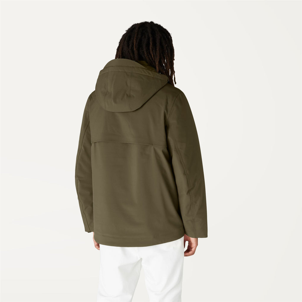 Jackets_Man_JACKEL BONDED PADDED_Short_GREEN BLACKISH - Commercial 6