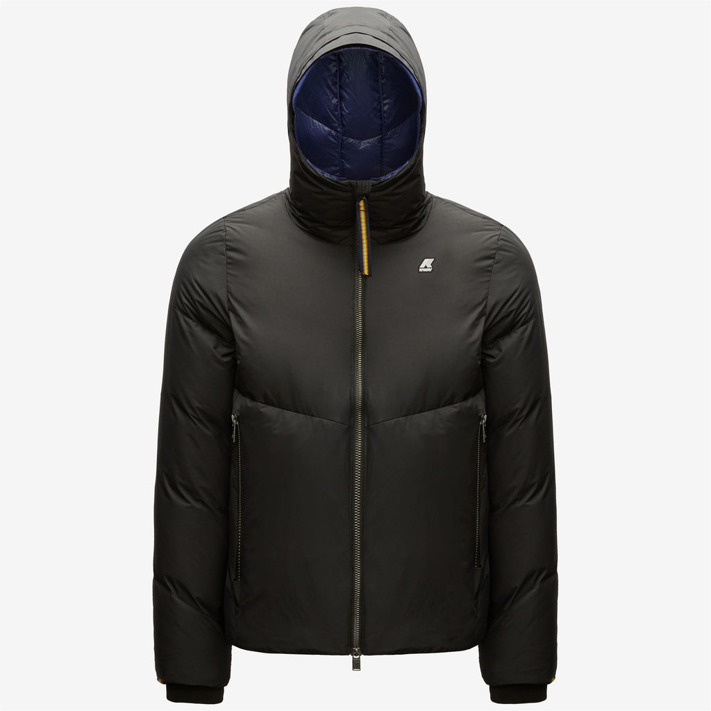 Jackets_Man_HUGOL THERMO SOFT TOUCH_Short_BLACK PURE - BLUE MEDIEVAL - Commercial 1