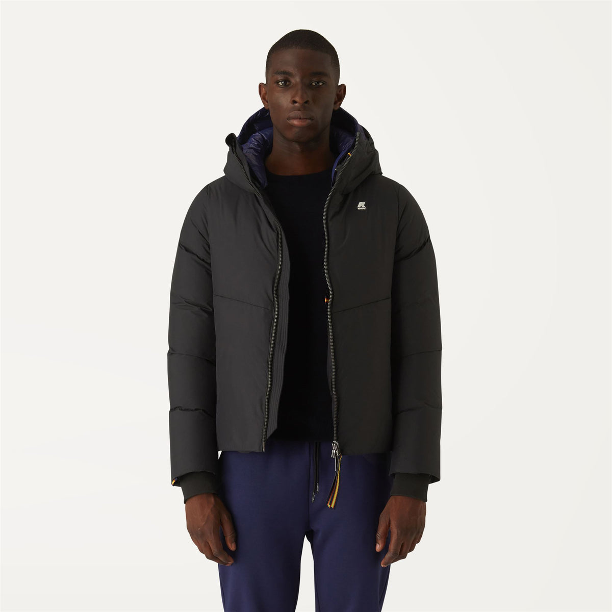 Jackets_Man_HUGOL THERMO SOFT TOUCH_Short_BLACK PURE - BLUE MEDIEVAL - Commercial 4