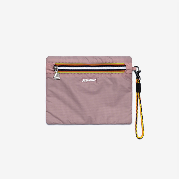 Brown unisex Nimes Waterproof Beauty Case with Striped Zip 1