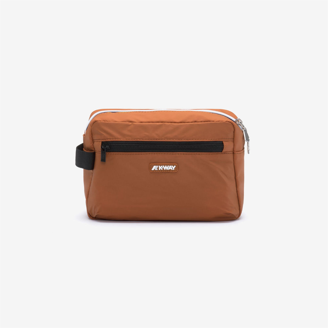 Orange Unisex Waterproof Beauty Case with Multifunctional Compartments 01