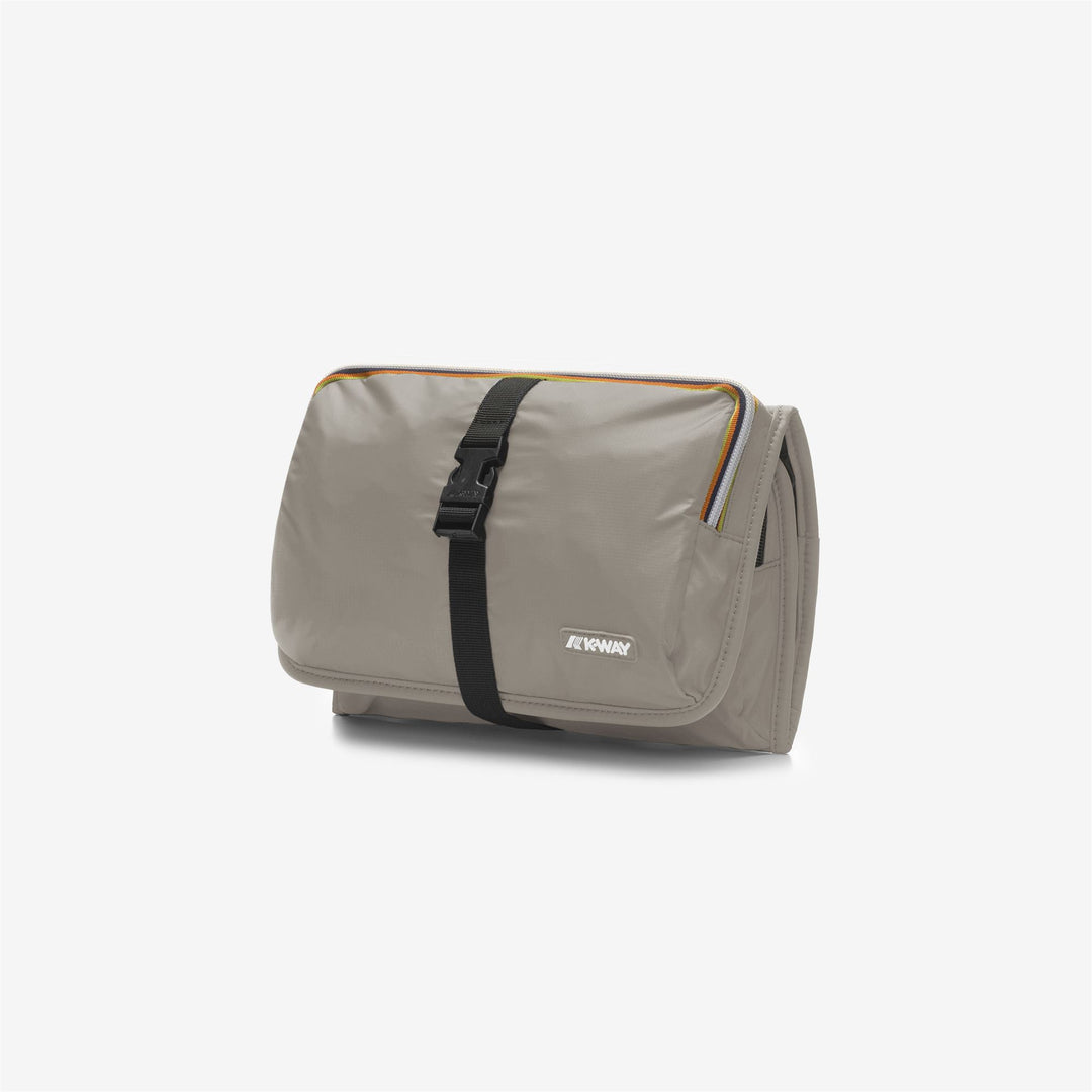 Beauty case unisex impermeabile verde con design da appendere main