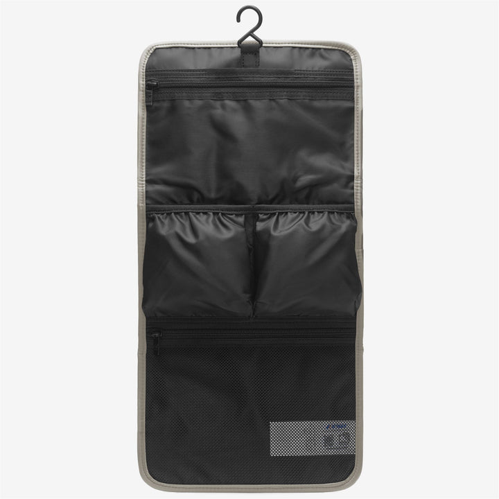 Beauty case unisex impermeabile verde con design da appendere 3