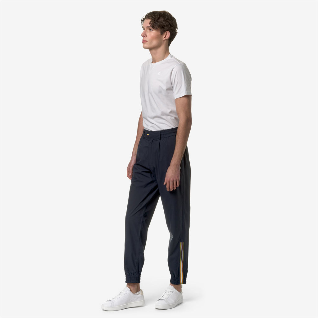 Pants_UNISEX_LEOPOLD STRETCH DOT_Sport Trousers_Blue Depth - Commercial 5