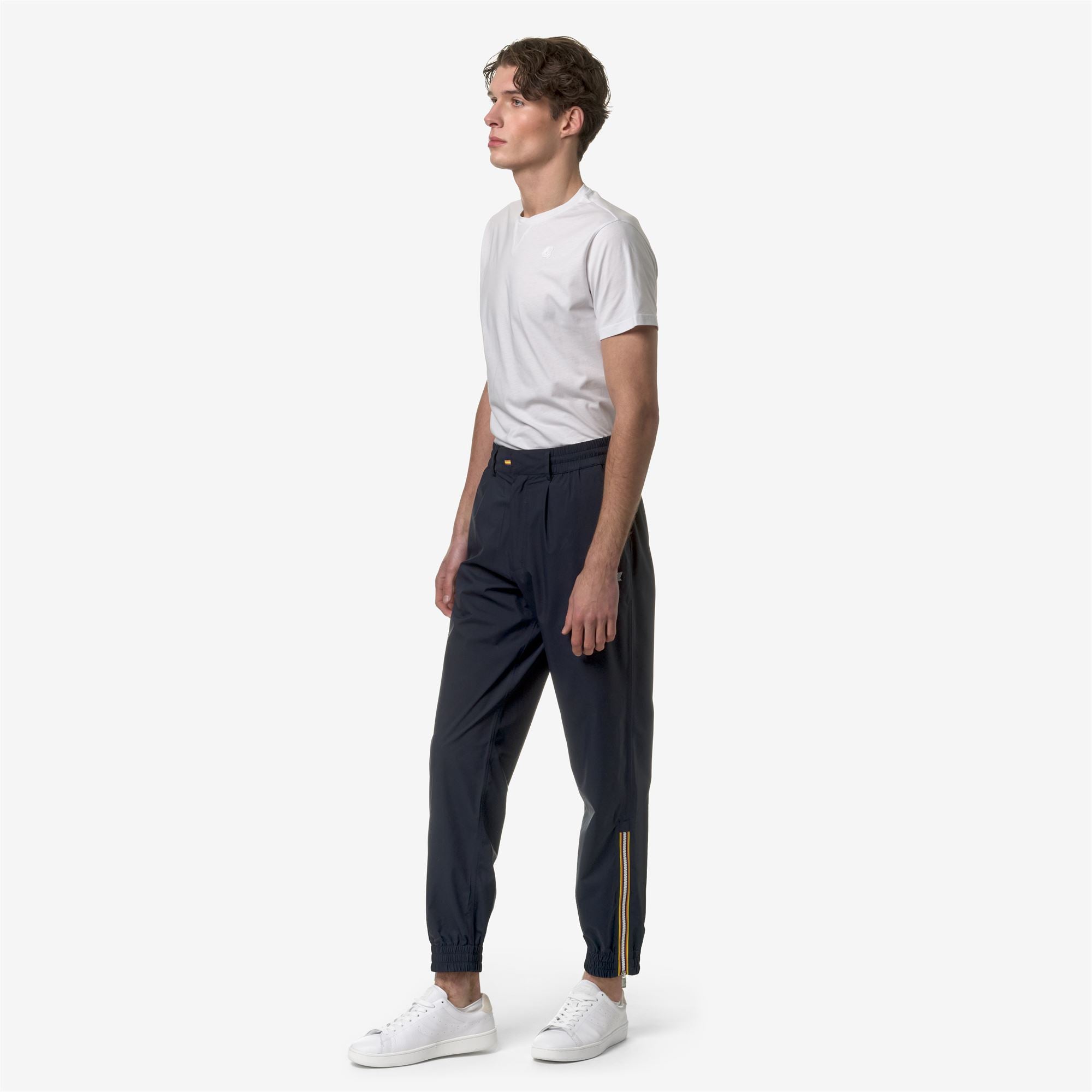 Pants_UNISEX_LEOPOLD STRETCH DOT_Sport Trousers_Blue Depth - Commercial 5