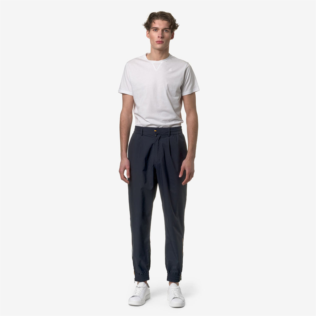 Pants_UNISEX_LEOPOLD STRETCH DOT_Sport Trousers_Blue Depth - Commercial 4