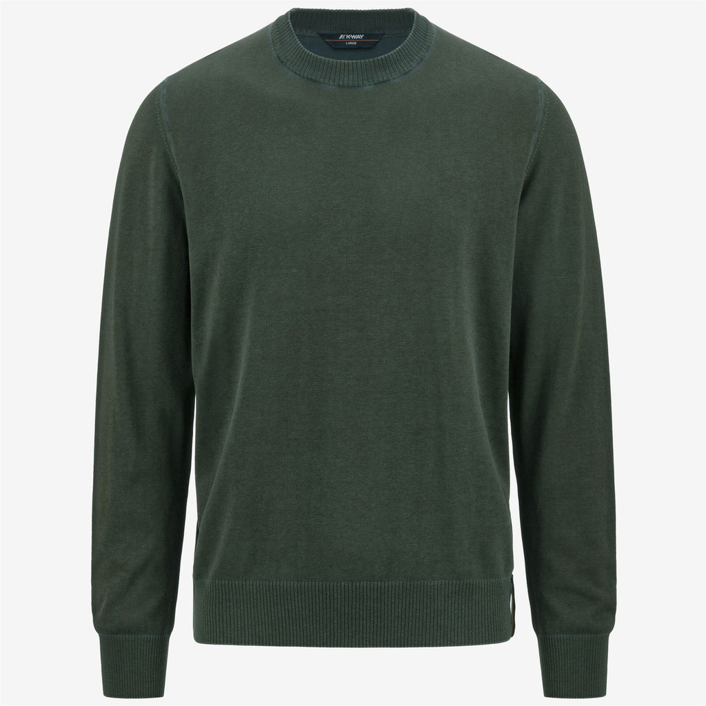Knitwear_Man_BROU_Pull Over_Green A-Blue I - Commercial 1