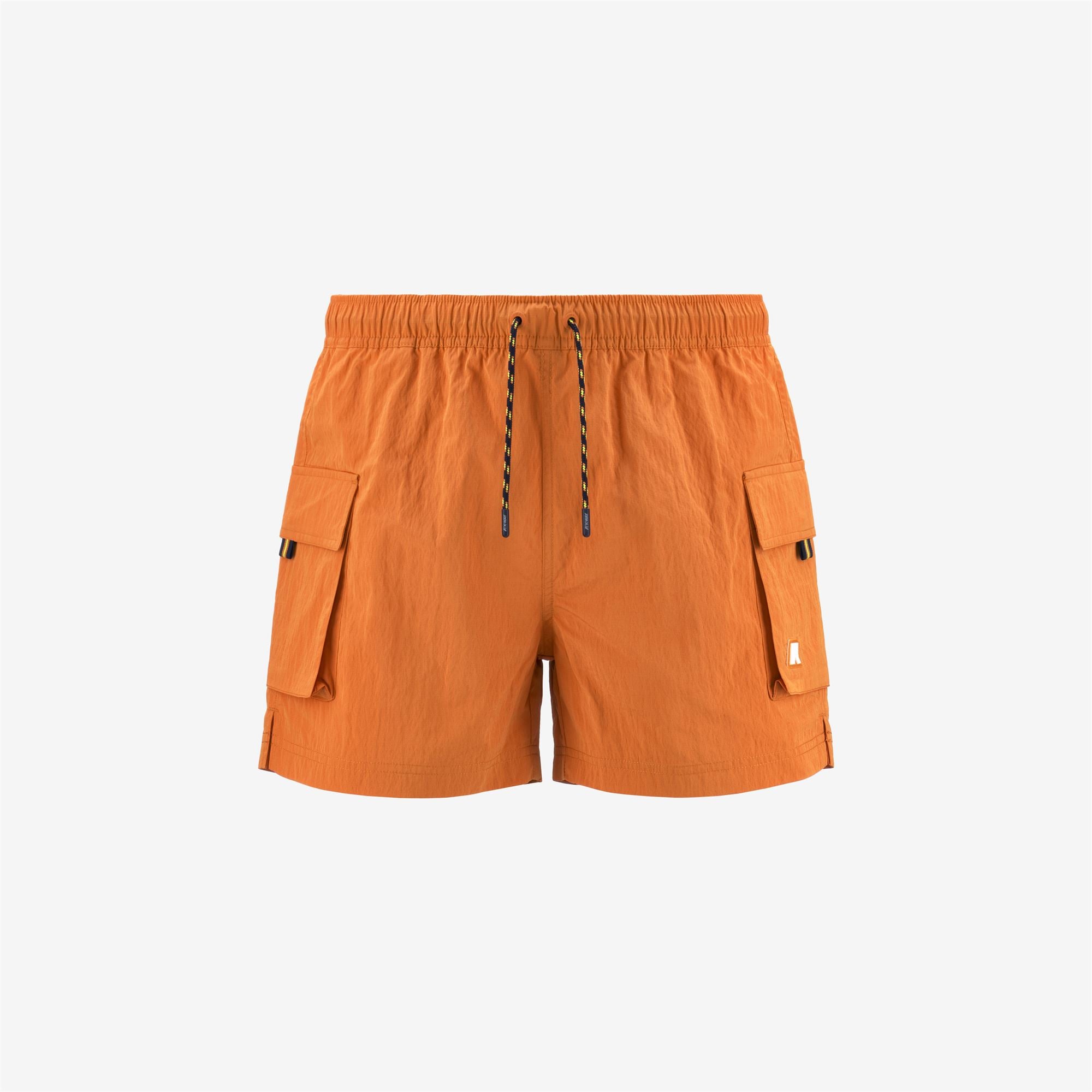 Bathing Suits_Man_MELLOW MINI RIPSTOP_Swimming Trunks_Orange Md - Commercial 1