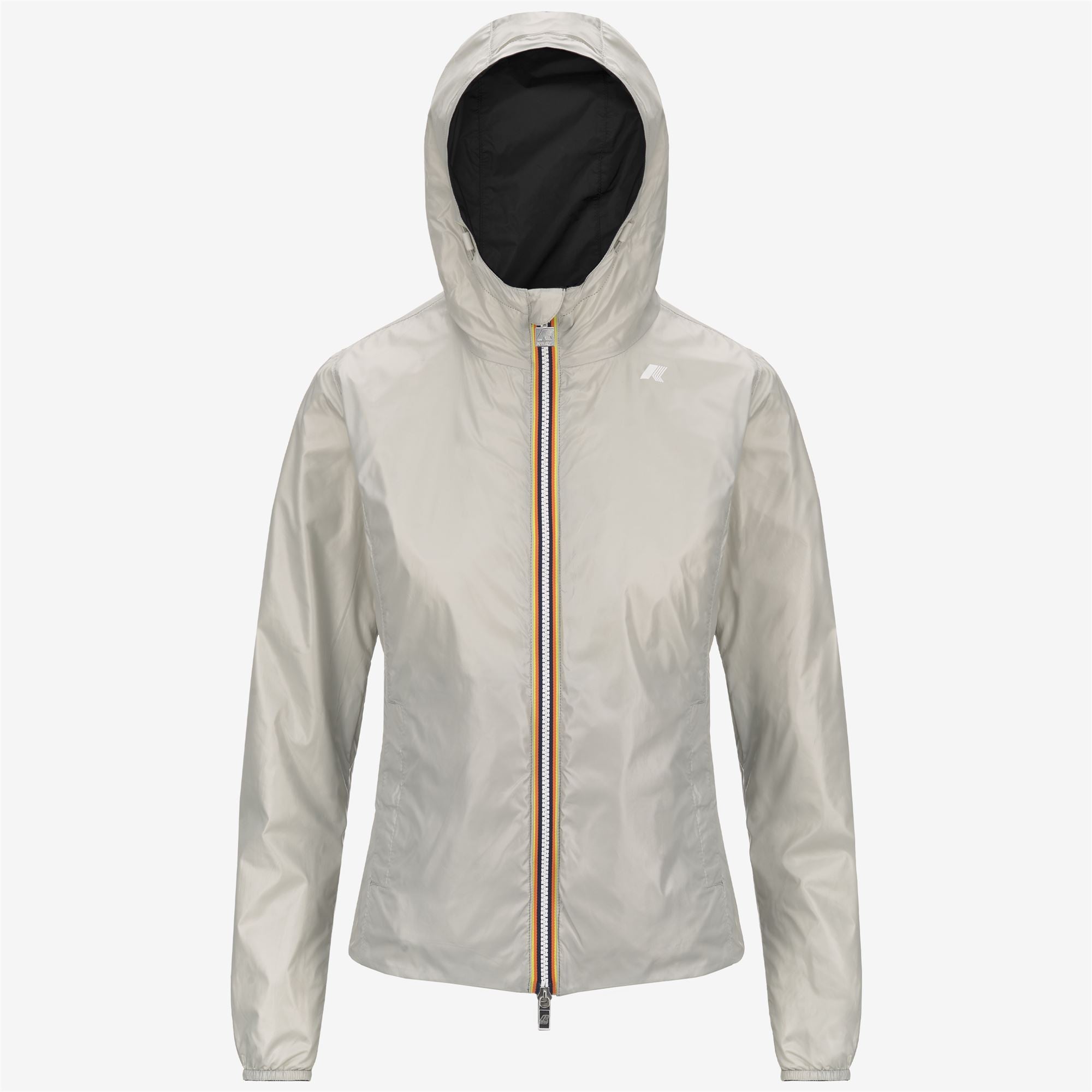 Jackets_WOMAN_LILY PLUS.2 DOUBLE_Short_Black P-Beige Lt - Commercial 2