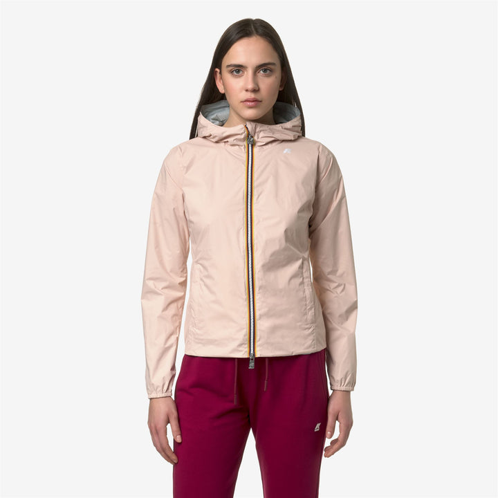 Giacca slim fit reversibile arancione da donna 4