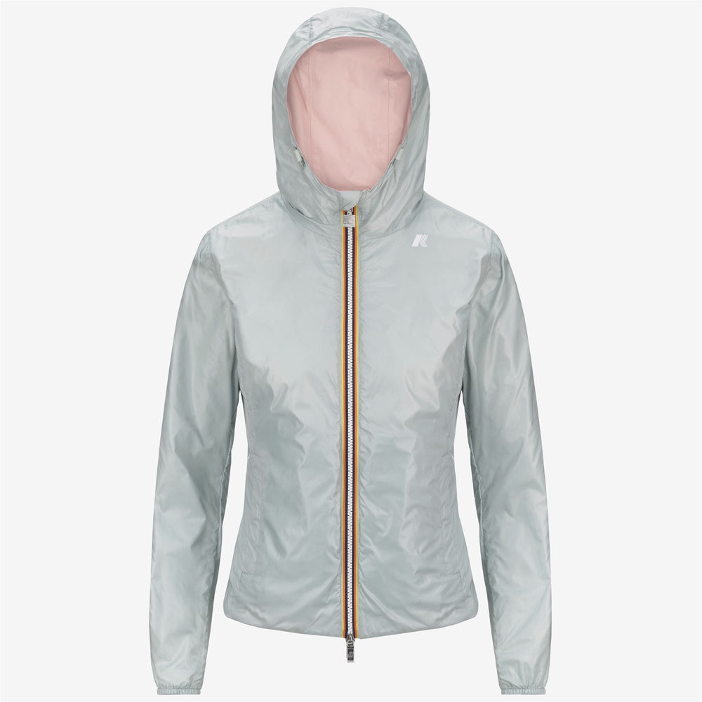 Giacca slim fit reversibile arancione da donna 02