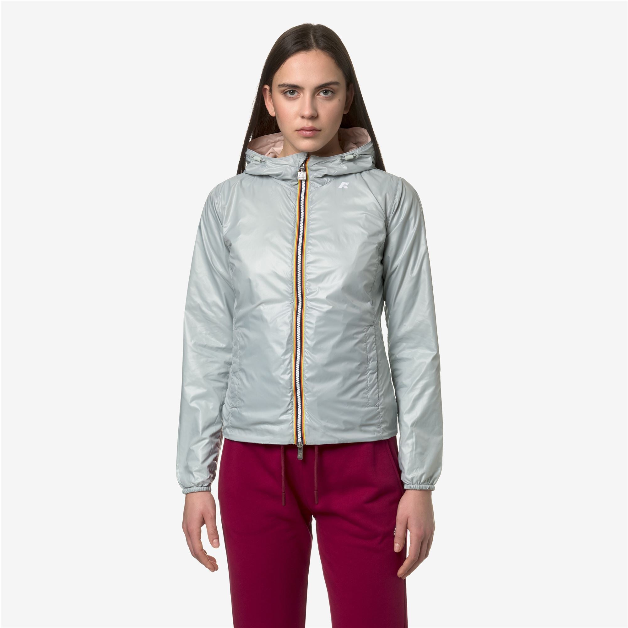 Jackets Woman LILY PLUS.2 REVERSIBLE Short PINK-GREY S