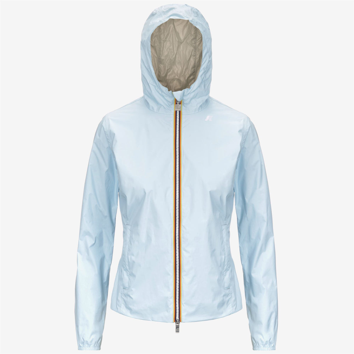 Jackets_WOMAN_LILY PLUS.2 DOUBLE_Short_Blue Baby - BEIGE LT - Commercial 1