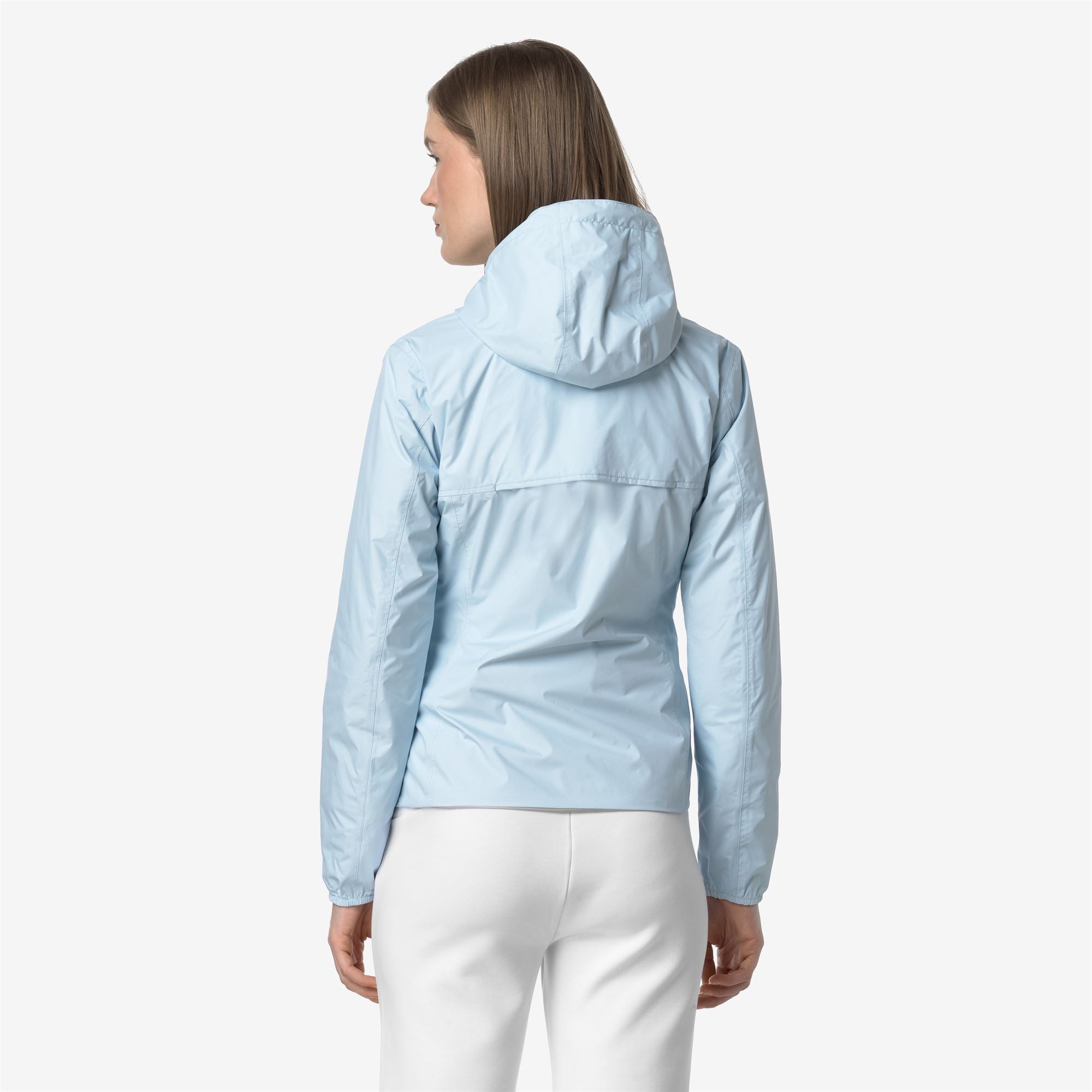 Jackets_WOMAN_LILY PLUS.2 DOUBLE_Short_Blue Baby - BEIGE LT - Commercial 6