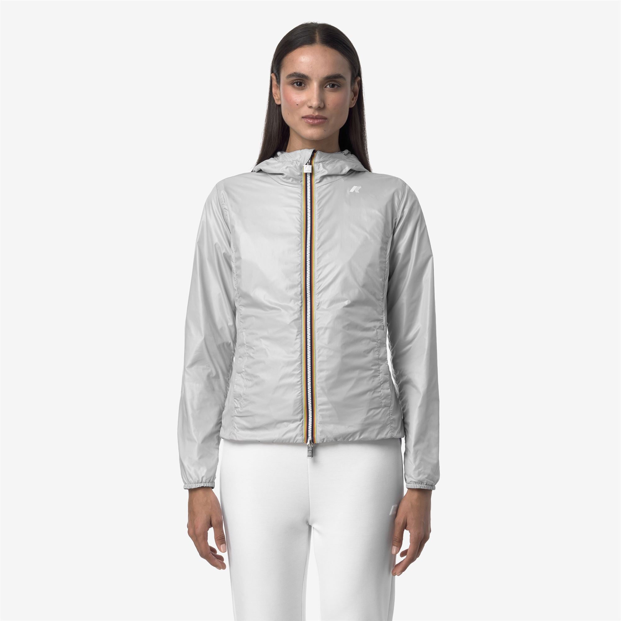 Jackets_WOMAN_LILY PLUS.2 DOUBLE_Short_Blue Depth - Grey - Commercial 7