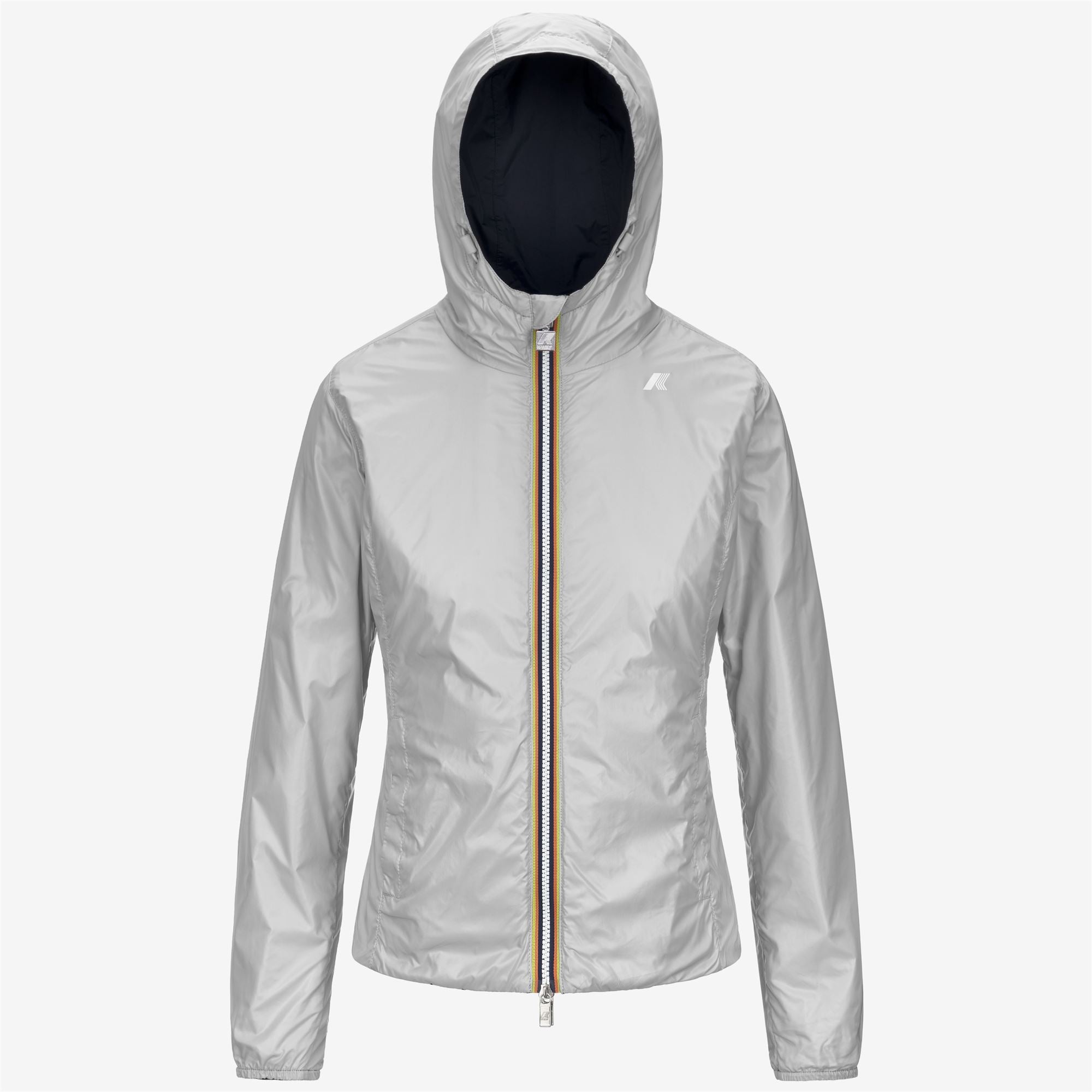 Jackets_WOMAN_LILY PLUS.2 DOUBLE_Short_Blue Depth - Grey - Commercial 2