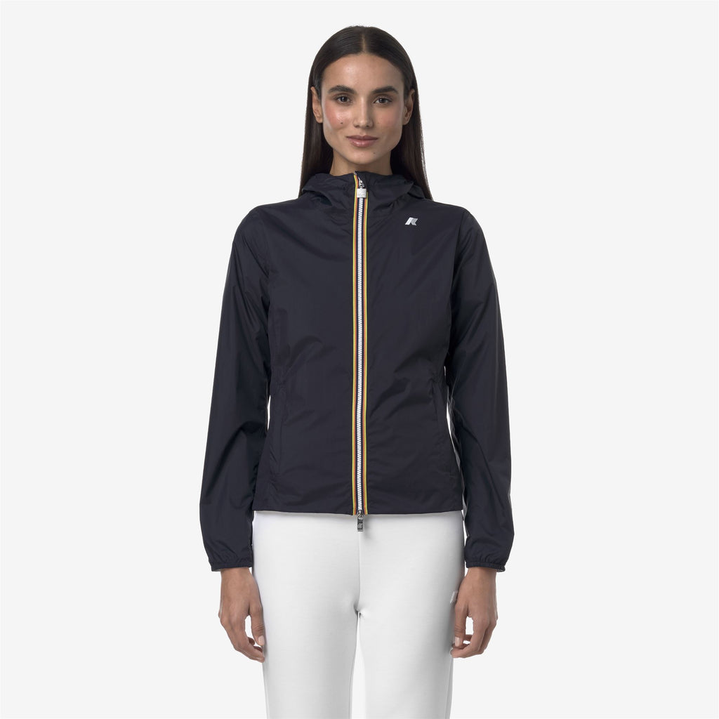 Jackets_WOMAN_LILY PLUS.2 DOUBLE_Short_Blue Depth - Grey - Commercial 4