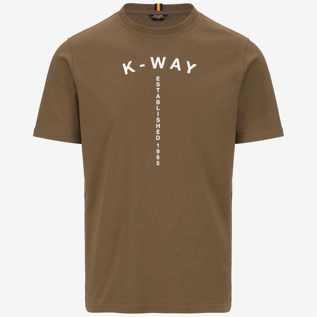 T-Shirts & Top_Man_ODOM TYPO EST._T-Shirt_Brown Corda - Commercial 1