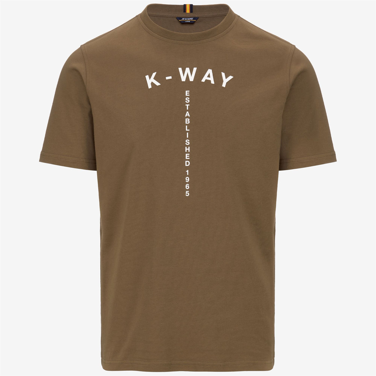 T-Shirts & Top_Man_ODOM TYPO EST._T-Shirt_Brown Corda - Commercial 1