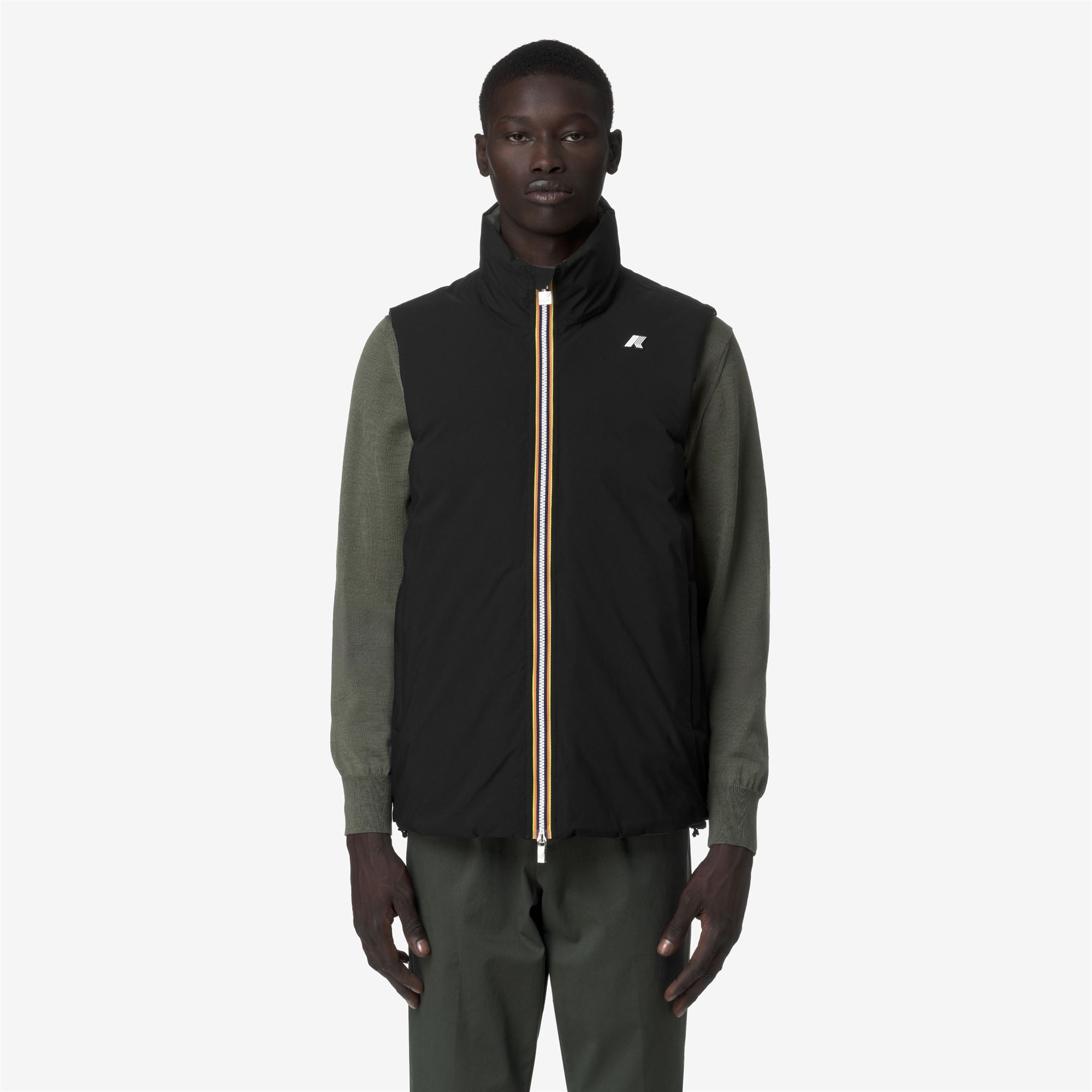 Jackets_MAN_VALEN ST THERMO DOUBLE_Short_Black Pure - GREEN BLACKISH - Commercial 4