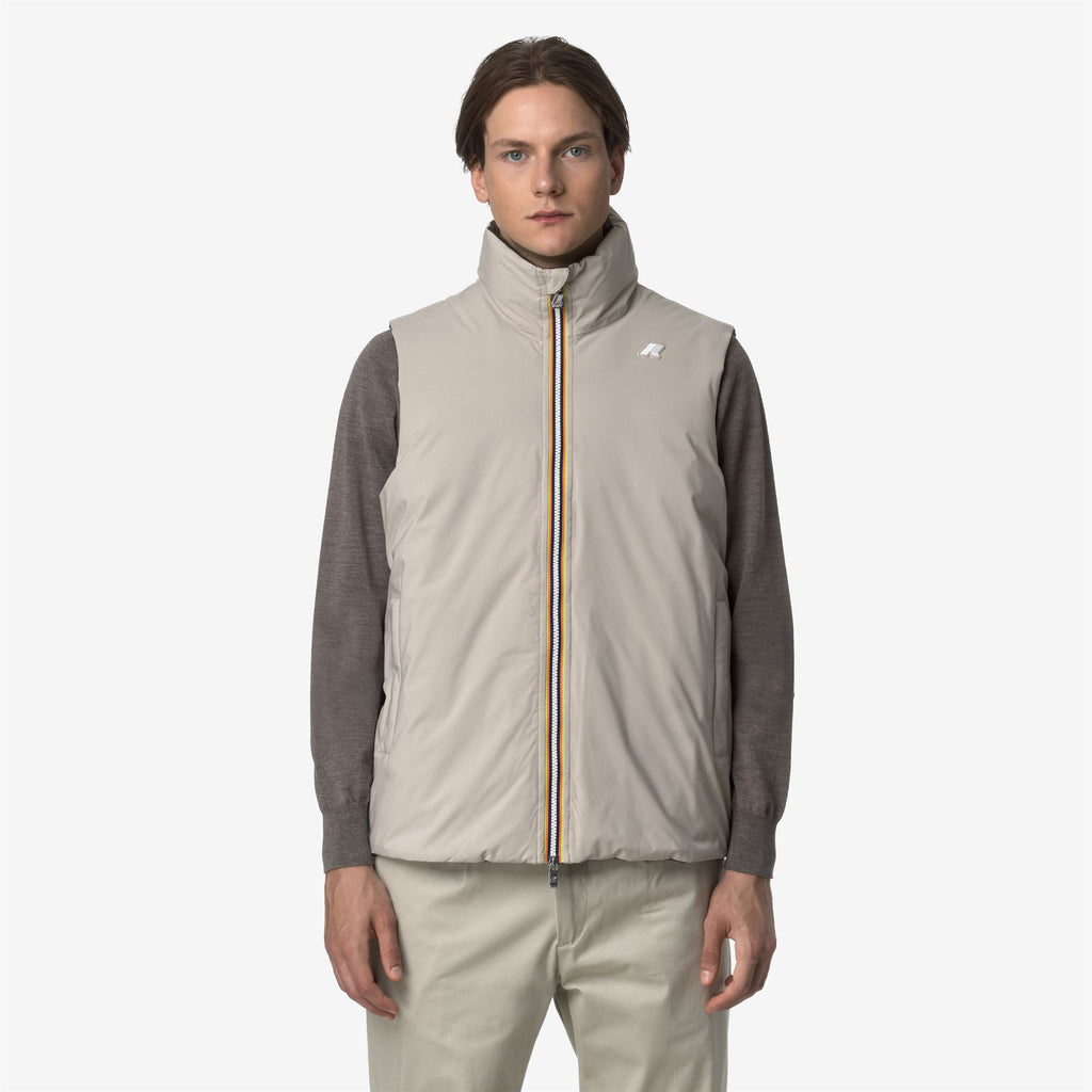 Jackets_MAN_VALEN ST THERMO DOUBLE_Short_Beige Cashmere - Black Olive - Commercial 3