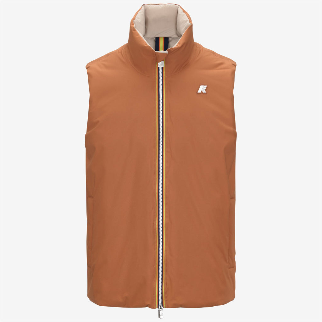 Jackets_MAN_VALEN ST THERMO DOUBLE_Short_Orange Adobe - Beige Cashmere - Commercial 1