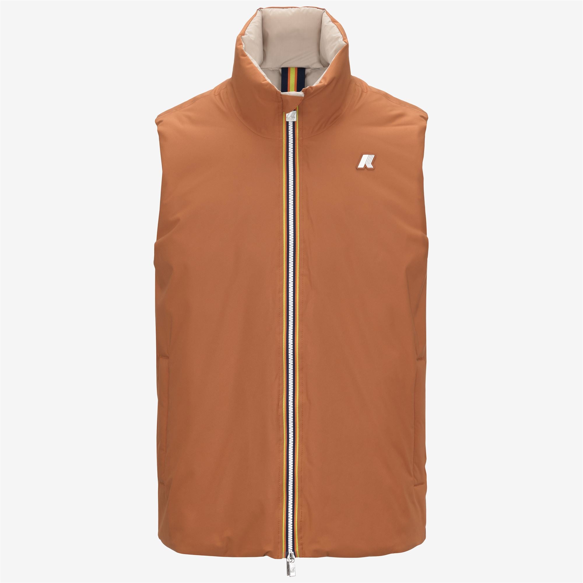 Jackets_MAN_VALEN ST THERMO DOUBLE_Short_Orange Adobe - Beige Cashmere - Commercial 1