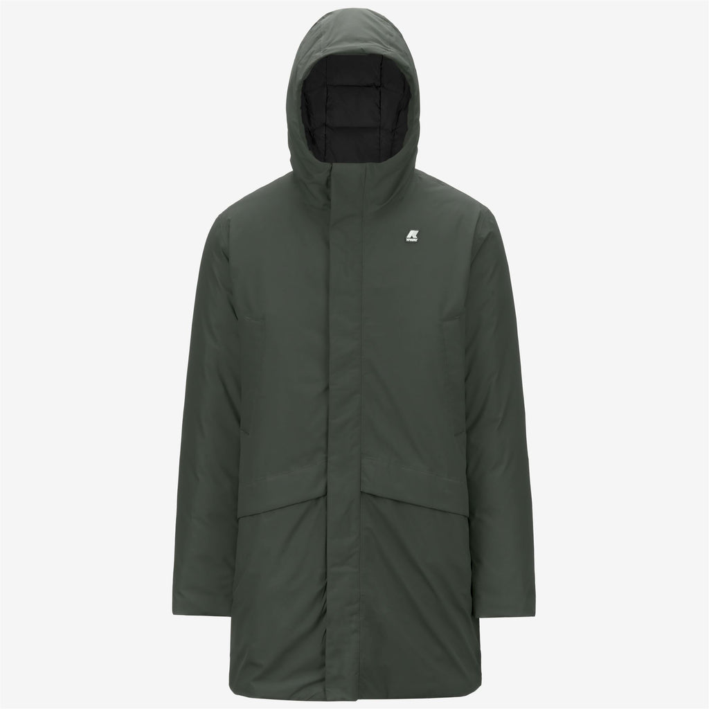 Jackets_MAN_JARNO ST THERMO_3/4 Length_GREEN BLACKISH  - Black Pure - Commercial 1