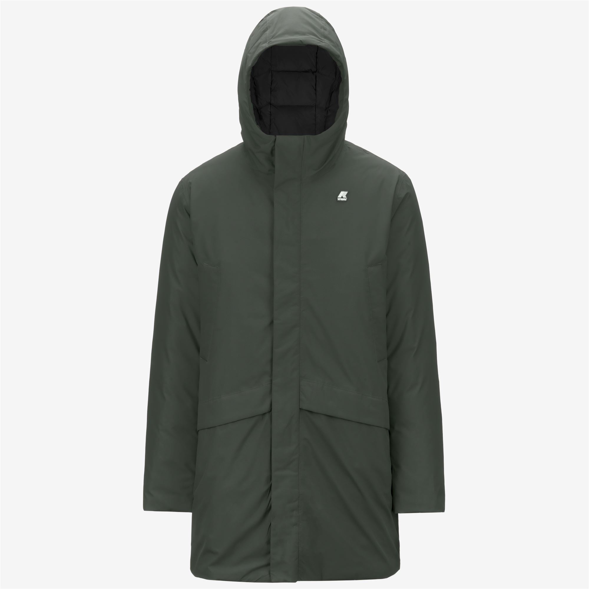 Jackets_MAN_JARNO ST THERMO_3/4 Length_GREEN BLACKISH  - Black Pure - Commercial 1